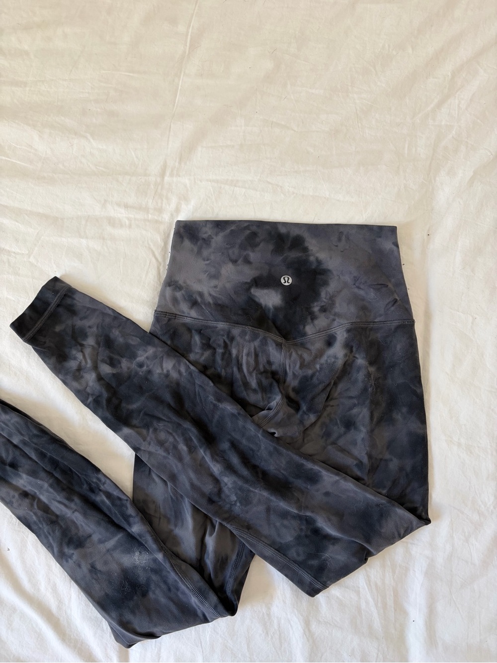 lululemon athletica Charcoal Tie-Dye Leggings